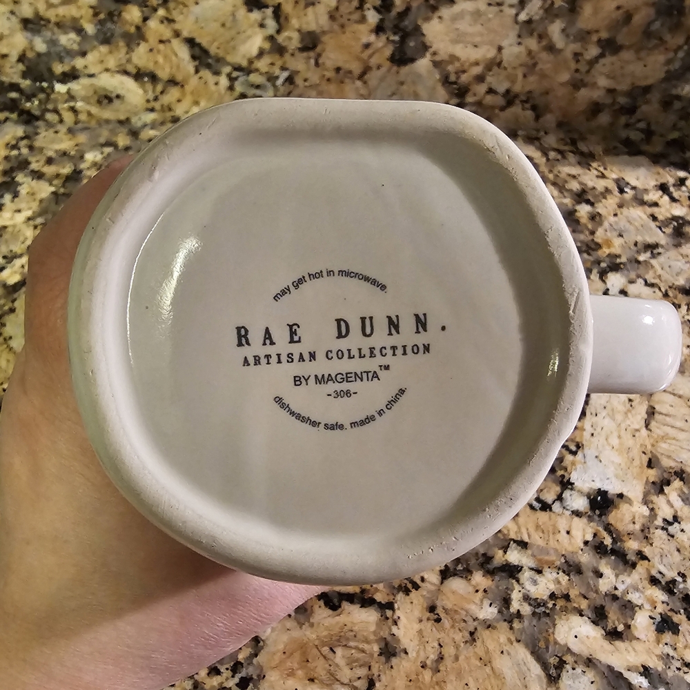 Rae Dunn COURAGEOUS mug NWOT - Picture 4 of 4